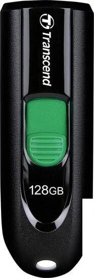 USB Flash Transcend JetFlash 790C 128GB (черный/зеленый) от компании Интернет-магазин marchenko - фото 1