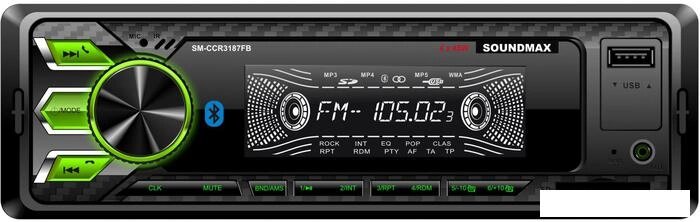 USB-магнитола Soundmax SM-CCR3187FB от компании Интернет-магазин marchenko - фото 1