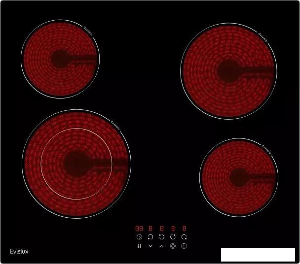 Варочная панель Evelux HEV 641 B от компании Интернет-магазин marchenko - фото 1