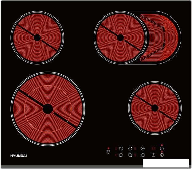 Варочная панель Hyundai HHE 6670 BG от компании Интернет-магазин marchenko - фото 1
