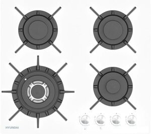 Варочная панель Hyundai HHG 6437 WG