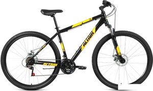 Велосипед Altair AL 29 D р. 19 2021 (черный/желтый)