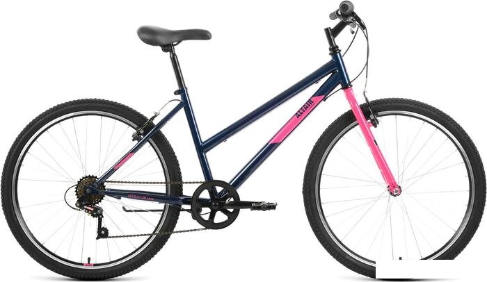 Велосипед Altair MTB HT 26 Low р. 17 2022 (темно-синий/розовый) от компании Интернет-магазин marchenko - фото 1