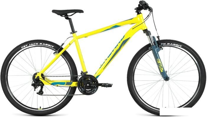 Велосипед Forward Apache 27.5 1.2 р.17 2022 (желтый/зеленый) от компании Интернет-магазин marchenko - фото 1