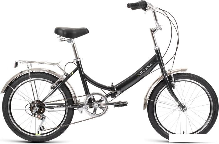 Велосипед Forward Arsenal 20 2.0 2022 (черный) от компании Интернет-магазин marchenko - фото 1