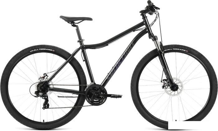 Велосипед Forward Sporting 29 2.0 D р. 17 2022 (черный/темно-серый) от компании Интернет-магазин marchenko - фото 1