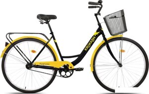 Велосипед Krakken Fortuna 2023 (черный/желтый)