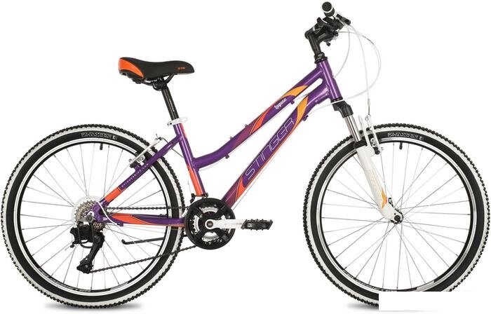Велосипед Stinger Laguna 24 р. 12 2022 (фиолетовый) от компании Интернет-магазин marchenko - фото 1