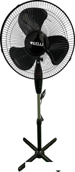 Вентилятор KELLI KL-1016 (черный) от компании Интернет-магазин marchenko - фото 1