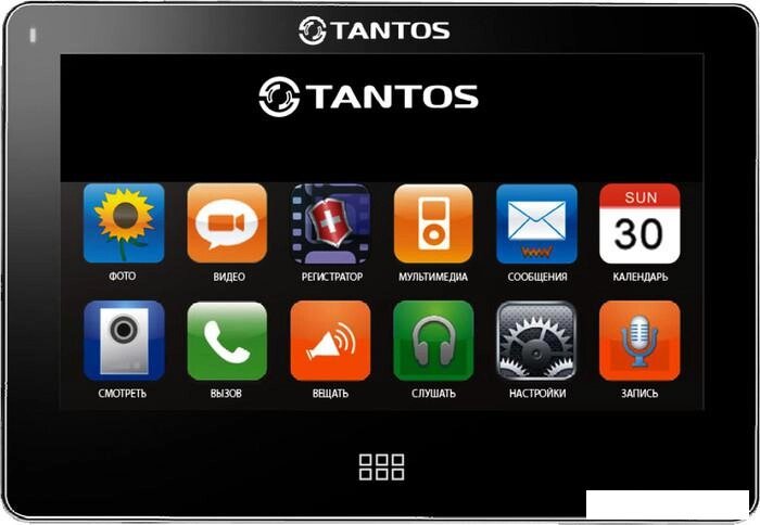 Видеодомофон Tantos Neo Slim (черный) от компании Интернет-магазин marchenko - фото 1