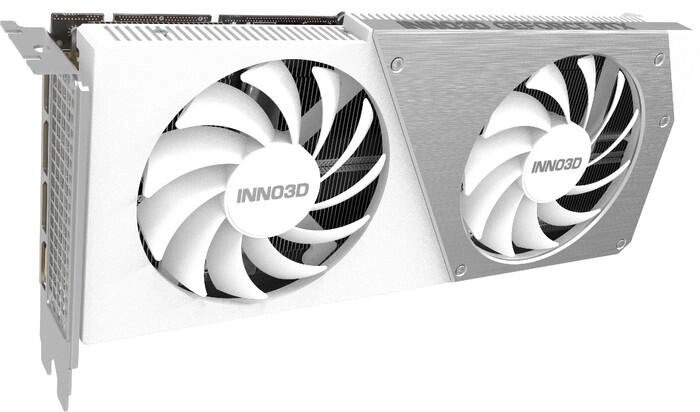 Видеокарта Inno3D GeForce RTX 4060 Ti 16GB Twin X2 OC White N406T2-16D6X-178055W от компании Интернет-магазин marchenko - фото 1