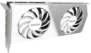 Видеокарта inno3D geforce RTX 4060 ti 16GB twin X2 OC white N406T2-16D6x-178055W