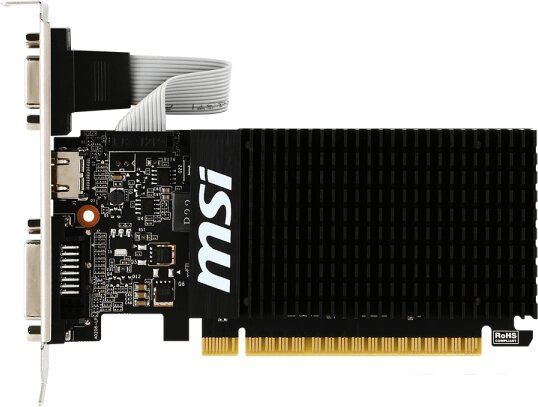 Видеокарта MSI GeForce GT 710 1GB DDR3 [GT 710 1GD3H LP] от компании Интернет-магазин marchenko - фото 1