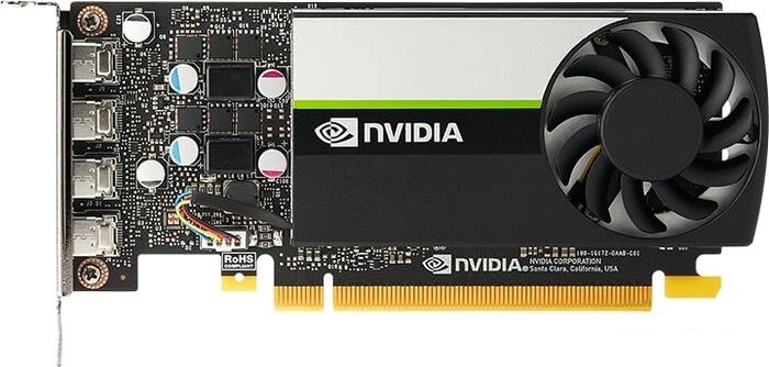 Видеокарта NVIDIA Quadro T1000 4GB GDDR6 900-5G172-2550-000 от компании Интернет-магазин marchenko - фото 1