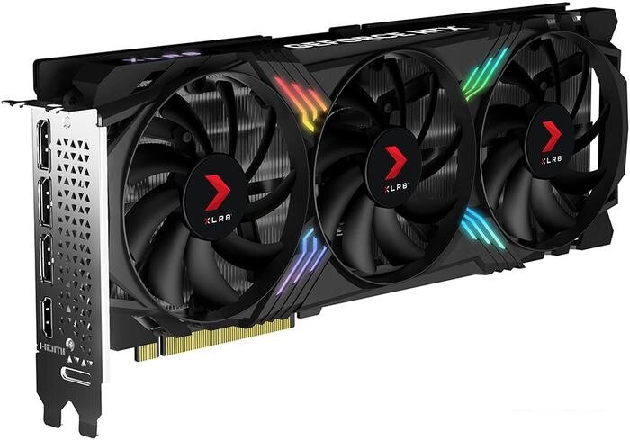 Видеокарта PNY GeForce RTX 4060 Ti 8GB XLR8 Gaming Verto Epic-X RGB Triple Fan VCG4060T8TFXXPB1 от компании Интернет-магазин marchenko - фото 1