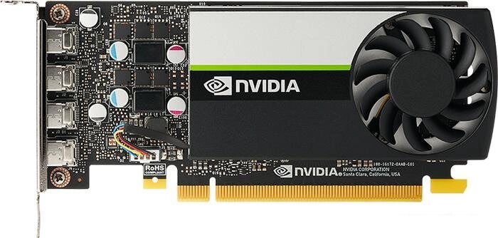 Видеокарта PNY Nvidia T1000 8GB GDDR6 VCNT1000-8GB-PB от компании Интернет-магазин marchenko - фото 1