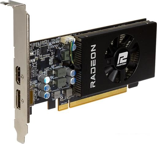 Видеокарта PowerColor Radeon RX 6400 Low Profile 4GB GDDR6 AXRX 6400 LP 4GBD6-DH от компании Интернет-магазин marchenko - фото 1