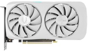 Видеокарта ZOTAC geforce RTX 4060 ti 8GB twin edge OC white edition ZT-D40610Q-10M