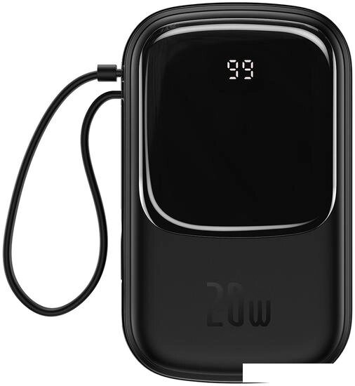 Внешний аккумулятор Baseus Qpow Digital Display 20000mAh (черный) от компании Интернет-магазин marchenko - фото 1