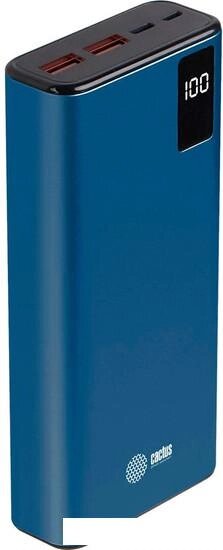 Внешний аккумулятор CACTUS CS-PBFSYT-20000 (синий) от компании Интернет-магазин marchenko - фото 1