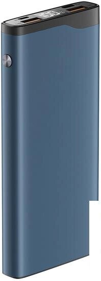 Внешний аккумулятор Olmio QL-10 10000mAh (голубой) от компании Интернет-магазин marchenko - фото 1