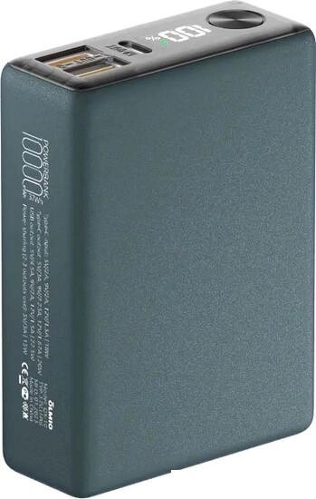 Внешний аккумулятор Olmio QX-10 10000mAh (темно-зеленый) от компании Интернет-магазин marchenko - фото 1