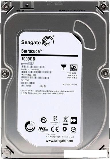 Жесткий диск Seagate Barracuda 7200.14 1TB (ST1000DM003) от компании Интернет-магазин marchenko - фото 1