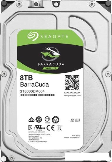 Жесткий диск Seagate BarraCuda 8TB ST8000DM004 от компании Интернет-магазин marchenko - фото 1
