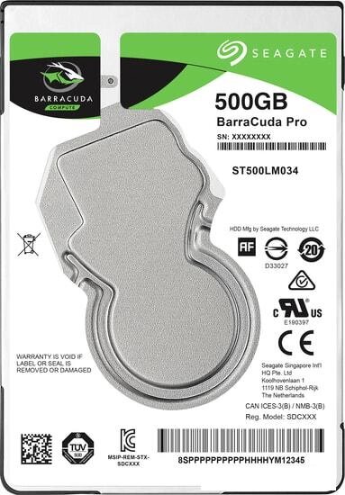 Жесткий диск Seagate Barracuda Pro 500GB ST500LM034 от компании Интернет-магазин marchenko - фото 1