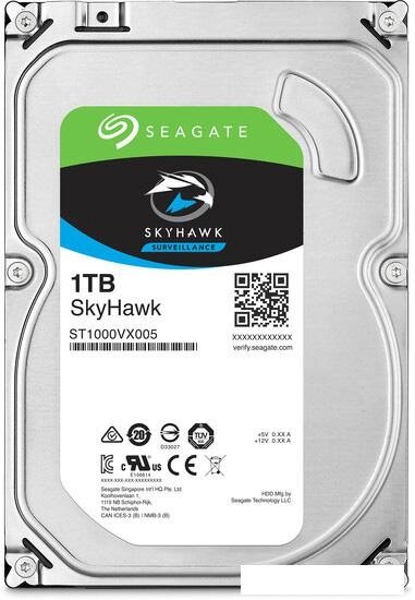 Жесткий диск Seagate Skyhawk 1TB [ST1000VX005] от компании Интернет-магазин marchenko - фото 1