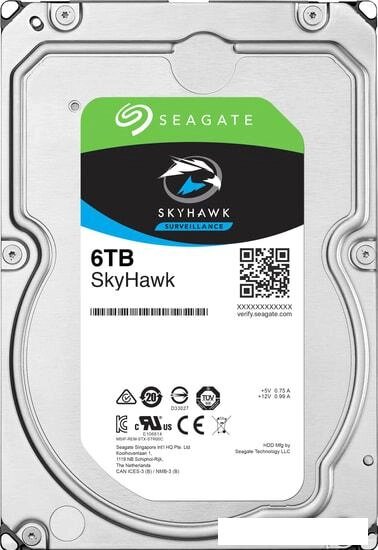 Жесткий диск Seagate Skyhawk 6TB ST6000VX001 от компании Интернет-магазин marchenko - фото 1