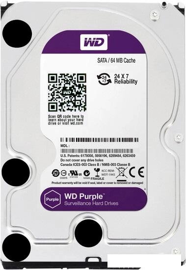 Жесткий диск WD Purple 1TB (WD10PURX) от компании Интернет-магазин marchenko - фото 1