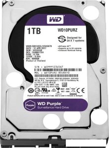 Жесткий диск WD purple 1TB [WD10PURZ]