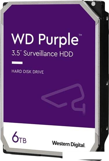 Жесткий диск WD Purple Surveillance 6TB WD62PURX от компании Интернет-магазин marchenko - фото 1