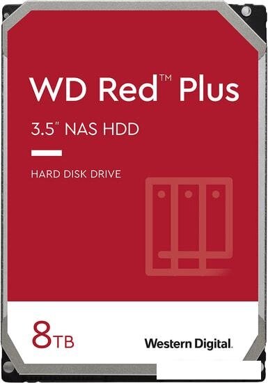 Жесткий диск WD Red Plus 8TB WD80EFBX от компании Интернет-магазин marchenko - фото 1