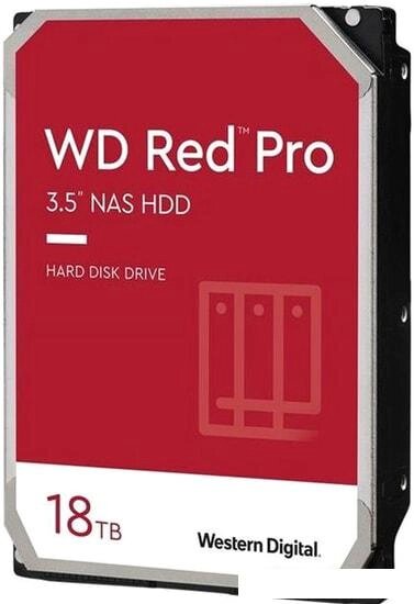 Жесткий диск WD Red Pro 18TB WD181KFGX от компании Интернет-магазин marchenko - фото 1