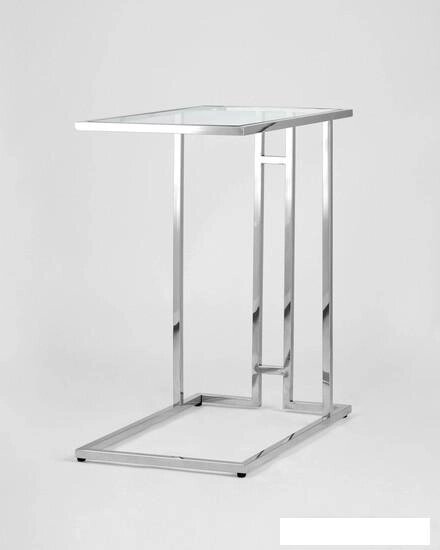 Журнальный столик Stool Group Бостон 50x32 EET-061-C (прозрачное стекло/сталь серебристый) от компании Интернет-магазин marchenko - фото 1