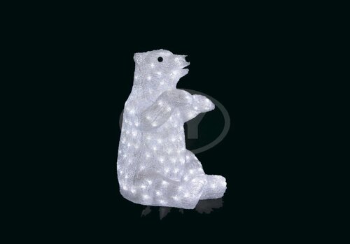 Фигура Neon-night Белый медведь 51*53 см
