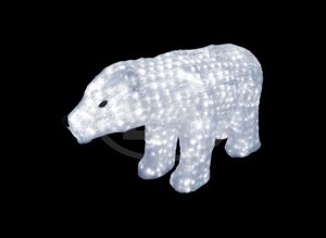 Фигура Neon-night Белый медведь 60 см