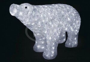 Фигура Neon-night Белый медведь 80*55 см