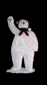 Фигура Neon-night Белый медведь