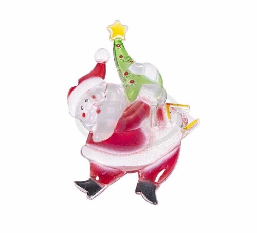 Фигура Neon-night Санта-Клаус с елочкой