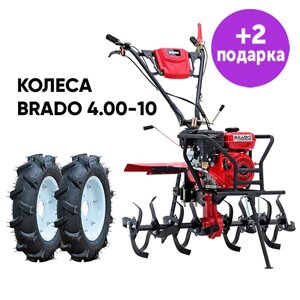 Культиватор Brado GM-850S + колеса Brado 4.00-10