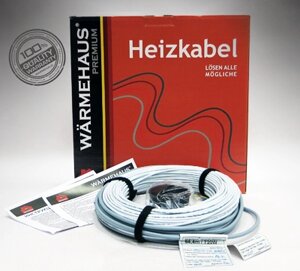 Нагревательный кабель Warmehaus CAB 11W Thin 100.1 м 1120 Вт