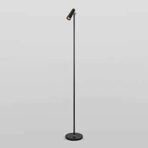Напольный светодиодный светильник Eurosvet 80430/1 черный/золото