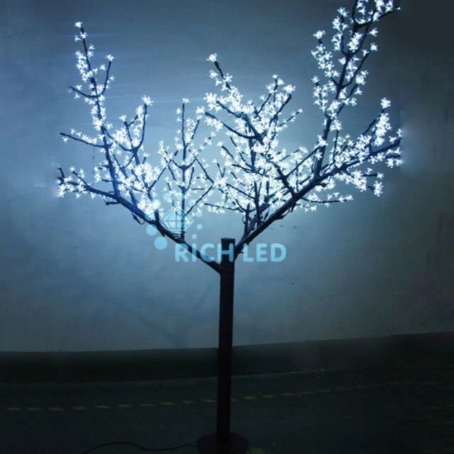Светодиодное дерево Сакура 250 Rich LED белый, синий - характеристики
