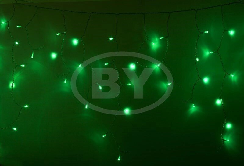 Светодиодная бахрома Айсикл прозрачный Neon-night 4.8*0.6 м зеленый - особенности