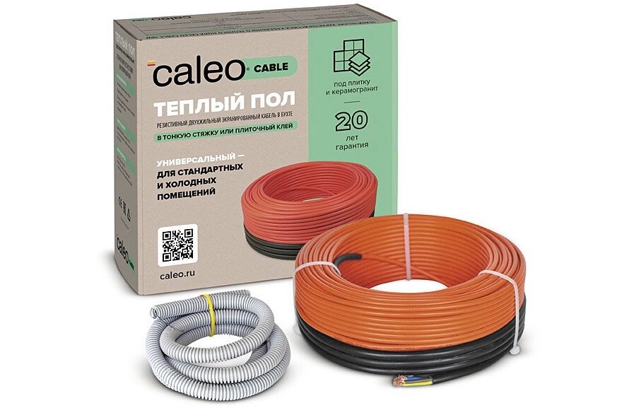 Нагревательный кабель Caleo Cable 18W-70 9.7 кв. м. 1260 Вт - Минск