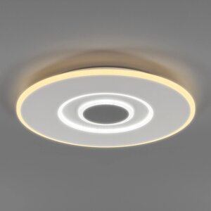 Потолочный светодиодный светильник с пультом управления Eurosvet 90219/1 белый/ серый