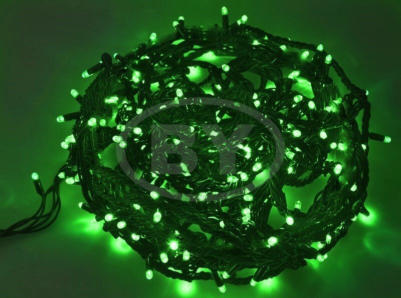 Светодиодная гирлянда Neon-night «Твинкл лайт» зеленый 20 м - розница